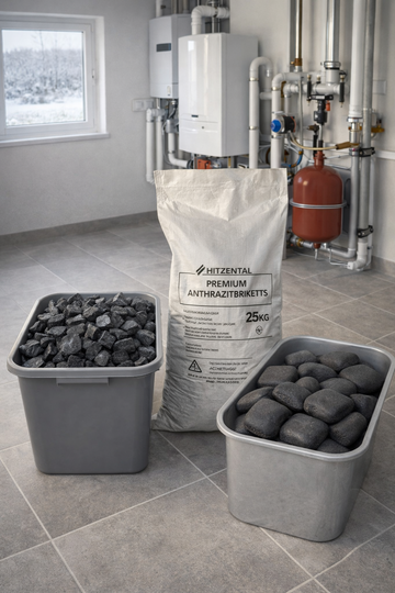 Anthrazit vs. Briketts: Was brennt länger?