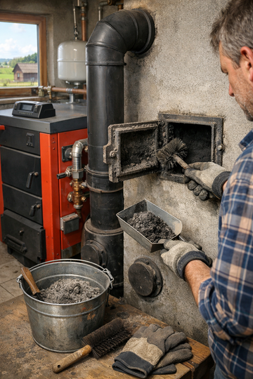 Wie reinigt man den Schornstein nach dem Winter?